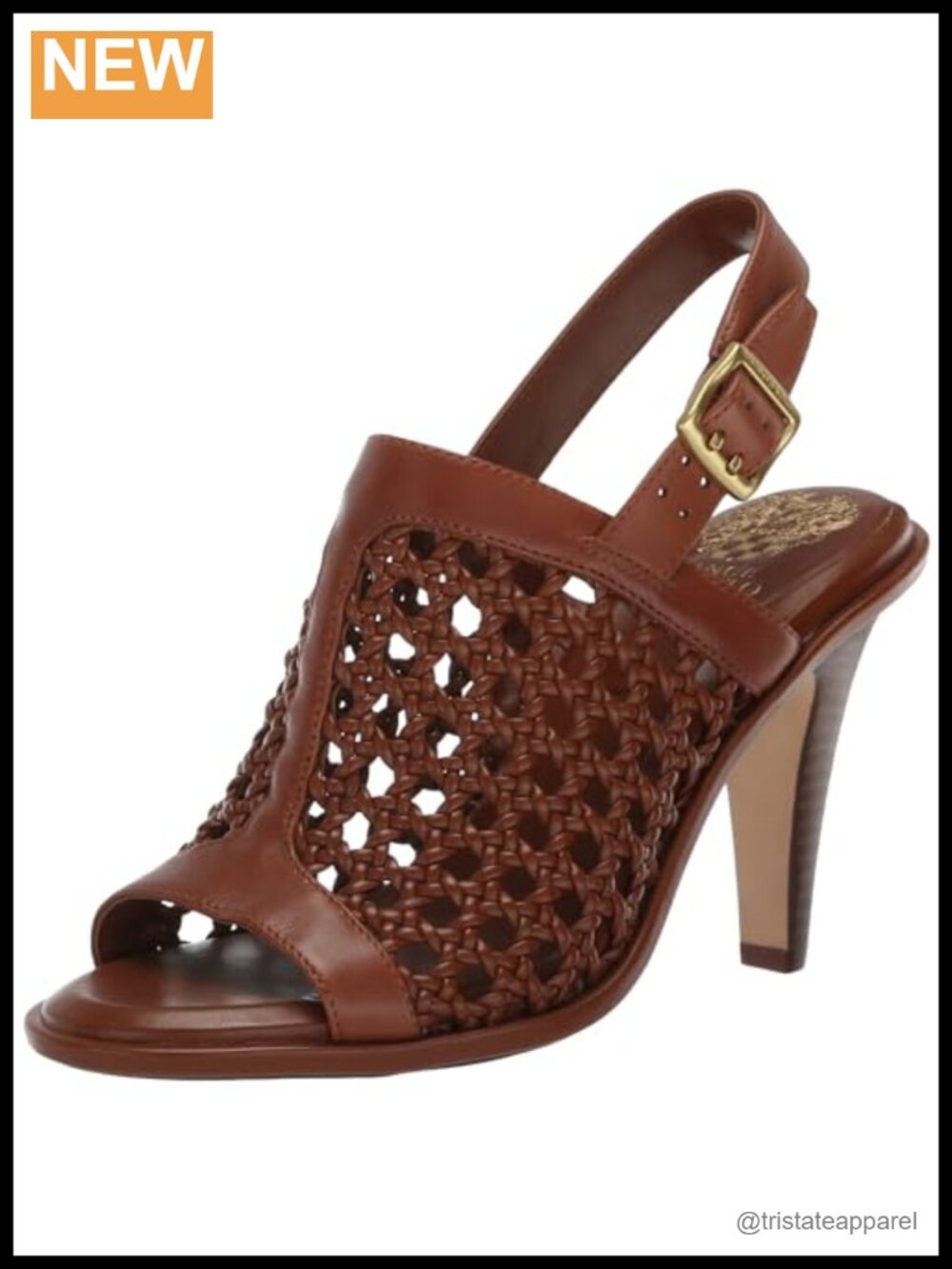 Faux Leather Heeled Sandals Buckle Closure Open Toe Slingback Platform Dress